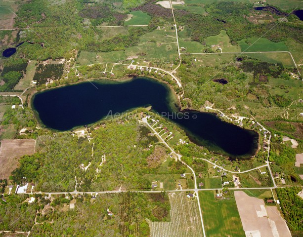 Hackert Lake  in Mason County, Michigan